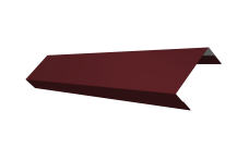 Ламель лицевая 50 забора жалюзи Texas 0,5 Satin RAL 3005 красное вино