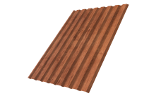 Профнастил С20A 0,45 Print Premium Rowan Wood Intense FTC