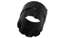 Соединитель трубы 100 мм матовый RAL 9005