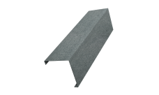 Декоративная накладка на столб универсальная угловая 62х55 для забора жалюзи 0,5 Zn (3м)