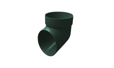 Колено сливное ПВХ Grand Line зелёный (RAL 6005)