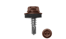 Саморез по металлу Daxmer 5,5х19 (250шт) сверло №3 RAL 8002