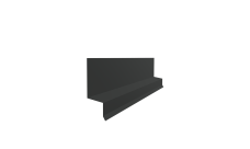 Отлив верхний фальц 0,45 Drap TR RAL 7016 антрацитово-серый (2м)