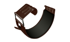 Соединитель желоба GL PE Matt 125 мм RAL 8017 шоколад