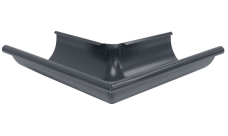 Угол желоба внешний 90 гр 150 мм матовый RAL 7024