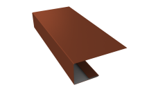 J-Профиль 18мм Grand Line 0,45 Drap ТХ RAL 8004 терракота (3м)