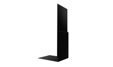 Планка приемная оконная Grand Line 0,45 ПЭ двухсторонний с пленкой RAL 9005 черный (2м)