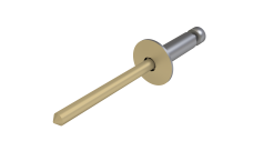 Заклёпка вытяжная Daxmer 4,8х21х14 (200шт) нерж/нерж RAL 1014