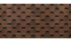 Черепица гибкая Döcke Pie Eurasia Шестигранник светло-коричневый