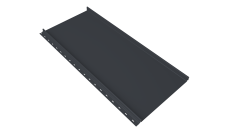 Кликфальц mini Grand Line 0,5 PurLite Matt с пленкой на замках RAL 7024 мокрый асфальт