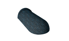 Конек торцевой Gerard 205 0,425м (пластиковый), цвет 281