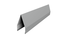 Ламель забора жалюзи Tokyo 0,5 Satin RAL 9006 бело-алюминиевый