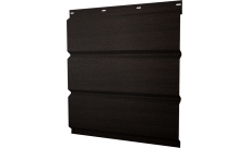 Софит металлический Классик v01 Grand Line без перфорации 0,45 Print Elite с пленкой Coffee Wood TwinColor