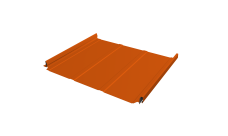 Кликфальц Pro Line Grand Line 0,45 PE с пленкой на замках RAL 2004 оранжевый