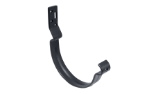 Крюк короткий полоса Grand Line PU 150 мм RAL 7024 мокрый асфальт