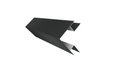 Угол внешний сложный 75х75 0,5 Satin Matt TX RAL 7016 антрацитово-серый (3м)