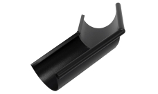 Угол желоба внешний 135 гр 150 мм матовый RAL 9005