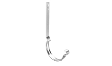 Крюк длинный полоса GL PU 125 мм RAL 9003 сигнальный белый
