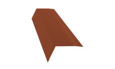 Планка карнизная 100х65 0,45 Drap TX RAL 8004 терракота (2м)