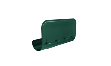 Ограничитель перелива GL PU 125/90 RAL 6005 зеленый мох