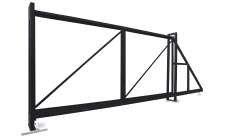 Ворота откатные Colority Zinc 2,03x4,5 RAL 7024