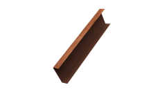 Декоративная накладка на столб универсальная 80х80 для забора жалюзи 0,45 Print Premium Rowan Wood Intense FTC (2м)