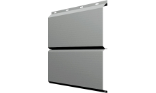 ЭкоБрус Grand Line 0,45 ПЭ с пленкой RAL 9006 бело-алюминиевый