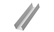 Стойка для забора жалюзи Милан, Токио Grand Line 0,45 ПЭ двухсторонний RAL 9003 сигнальный белый (1,8м)