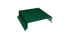 Парапетная крышка прямая 150мм Grand Line 0,45 Drap TX RAL 6005 зеленый мох (2м)