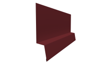 Планка начальная фальц Grand Line 0,45 PE с пленкой RAL 3005 красное вино (2м)