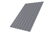 Профнастил С20B 0,5 PE с пленкой RAL 7004 сигнальный серый