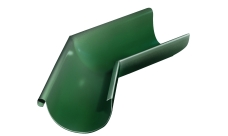 Угол желоба внешний Grand Line PU 135 гр 125 мм RAL 6005 зеленый мох