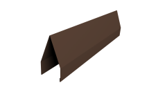 Ламель забора жалюзи Tokyo new 0,5 Velur X с пленкой RAL 8017 шоколад