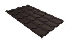 Профиль волновой "Камея" ("Kamea") 0,45 Drap TX RR 32 темно-коричневый