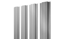 Штакетник Прямоугольный с прямым резом 0,5 Satin RAL 7004 сигнальный серый