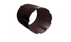 Соединитель трубы Grand Line PU 100 мм RAL 8017 шоколад