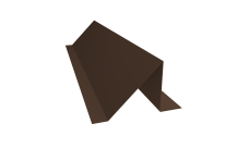 Планка снегозадержания 75х115 0,45 PE-Double с пленкой RAL 8017 шоколад (2м)