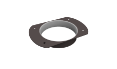 Воронка врезная круглая Vortex Mix PE RR 32 темно-коричневый