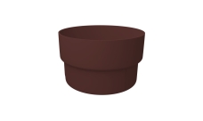 Муфта трубы соединительная ПВХ Grand Line шоколадная (RAL 8017)