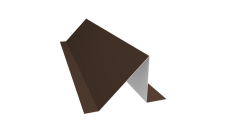 Планка снегозадержания 0,5 Rooftop Бархат RAL 8017 шоколад (2м)