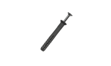 Дюбель-гвоздь Daxmer потайной 6х80 (850шт) шлиц Pz2, полипропилен, цинк