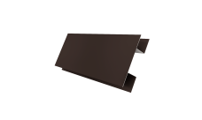 Планка H-образная Экобрус Grand Line 0,5 PurLite матовый RR 32 темно-коричневый (2м)