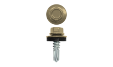 Саморез по металлу 5,5х19 (250шт) сверло №3 RAL 1014