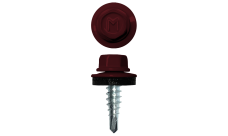 Саморез по металлу Daxmer 4,8х19 RAL 3005 (250) сверло №2