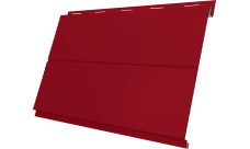 Вертикаль 0,2 line Grand Line 0,45 PE с пленкой RAL 3003 рубиново-красный