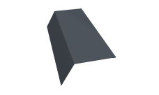 Планка карнизная 120х80 Grand Line 0,5 Satin Matt RAL 7024 мокрый асфальт (2м)