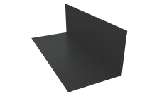 Планка примыкания 130х160мм 0,5 Rooftop Бархат RAL 7016 антрацитово-серый (2м)