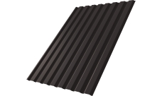 Профнастил С20A Grand Line 0,45 ПЭ двухсторонний RR 32 темно-коричневый