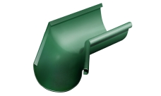 Угол желоба внутренний Grand Line PU 135 гр 125 мм RAL 6005 зеленый мох