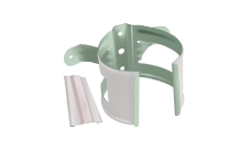 Кронштейн трубы на дерево GL PE 100 мм RAL 9003 сигнальный белый